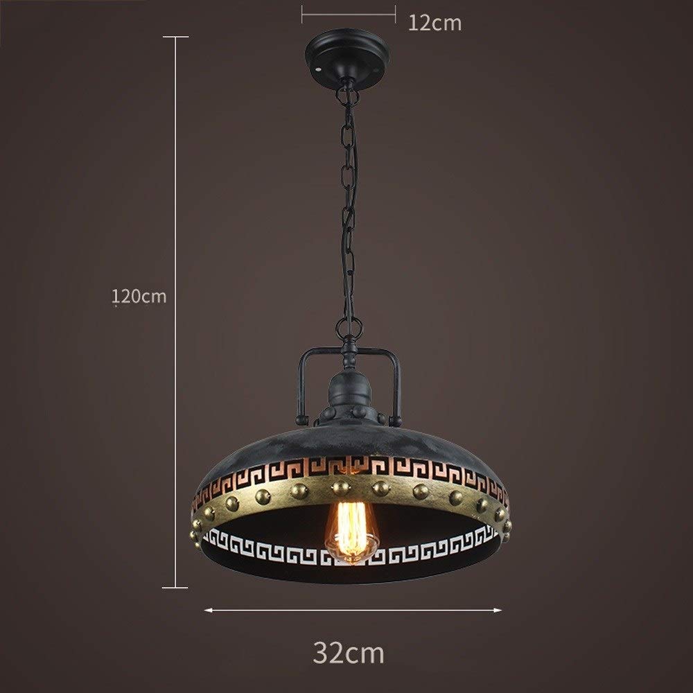 Żelaza Wisiorek Dekoracja Renowacja Retro Przemysłowe E27 Nostalgiczne Wiszące Oświetlenie Wewnętrzne Stół Jadalnia Metalowy Żyrandol Ccsufit Droplight Oświetlenie