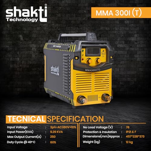 Image of BMB Inverter Welding Machine 300 Amps. (3-Phase) | Model: MMA-300(T) | 1 Year Warranty