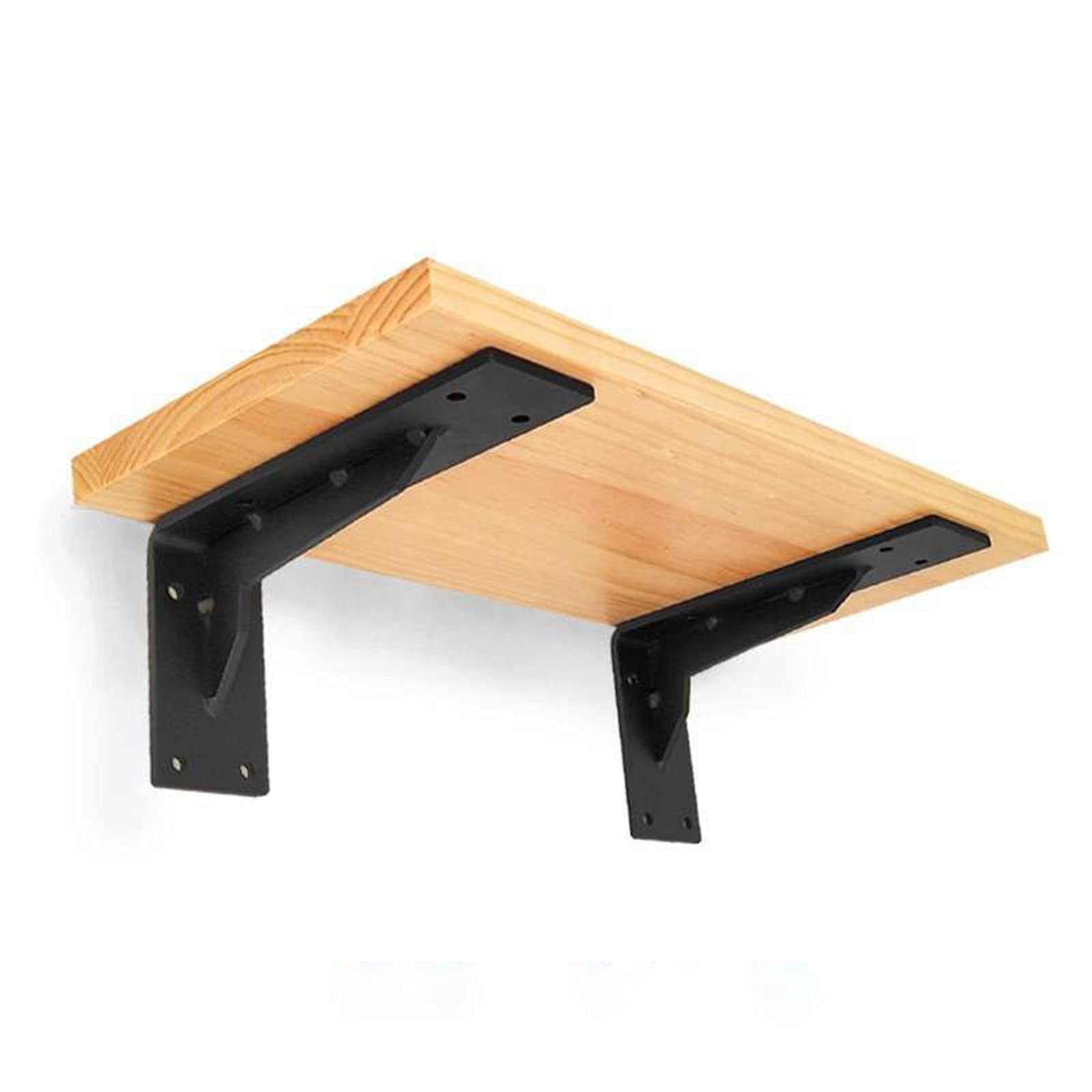 Staffa per Mensola Pesante, Supporto per Mensole Pesanti Reggimensola Appesa a Muro Staffe Angolari,Per Casa Bagno Soggiorno Cucina,Carico Massimo 200 kg,2 Pezzi(Size:45cm/18in)