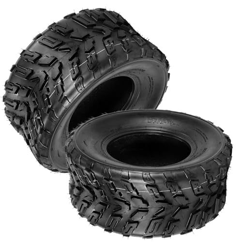 Garvee 2 Pack 22x10-10 ATV UTV Tires 6-Ply All-Terrain Tubeless Tires for Daily Work Hunting & Recreational Riding on ATV UTV Quad and 4 Wheeler