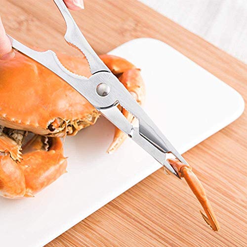 Lelesta Seafood Tools Lobster Crackers and Picks Set - 6-Piece Durable Crab Leg Crackers & Forks - Stainless Steel Seafood Utensils with Storage Box - Image 6