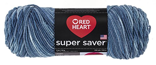 Image of Red Heart Super Saver Yarn, Blue Tones Print