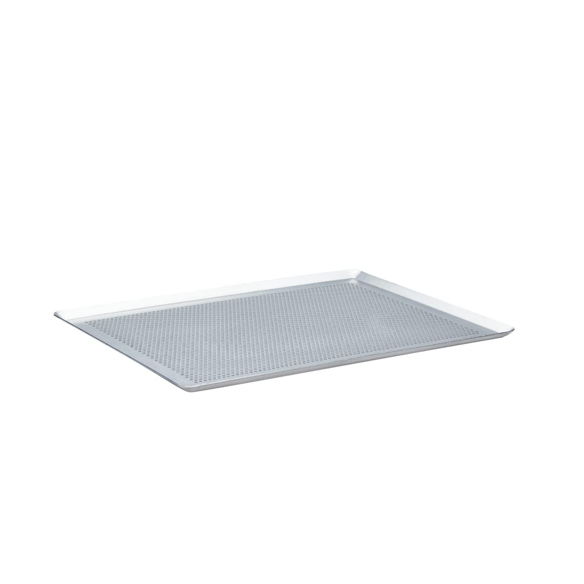 Plaque de cuisson inox perforé bords pincés