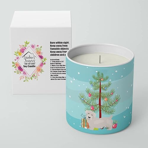 Miniatura 8 de Caroline's Treasures CK3484CDL Russkiy Toy o Russian Toy Terrier - Vela decorativa de soja de 10 onzas, vela de soja natural y aceite esencial,