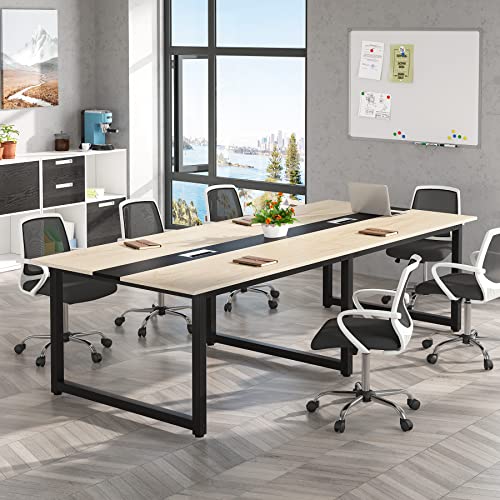 image for Tribesigns 8FT Rectangle Conference Table, 94.49L x 47.24W x 29.53H In