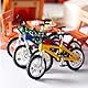 4 Stück Miniatur Mountainbike, Legierung Finger Mountainbike, Mountainbike-Modell Spielzeug, Miniatur Finger Bike, Modell Mini Mountainbike, Modell Bike Gadgets für Unterricht, Zuhause, Büro, Verein