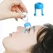 Eye Drops Fixing Silicon Stand, Help All Dry Eye Therapy, Ultra Lubricant, Clear Eye-Drops Silicone Vision Care Eye Drops Bracket Support Holder Stand Device (Blue)