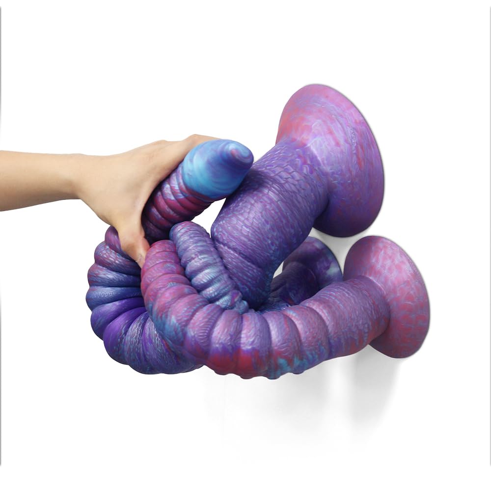 Gienocy 22in ilicone Super Long Tentacle Anal Dildo Butt Plug Strong Suction Cup Realistic Monster Octopus Dildos Anal Vaginal Prostate Massage G-Spot Sex Toys for Beginner Advanced Men Women (S): L