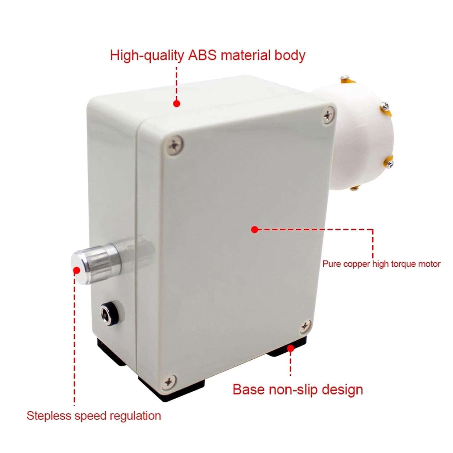 Máquina de bobinado Profesional portátil para caña de Pescar, Herramienta de caña de Pescar de Bricolaje Ajustable de 0 a 66 RPM, máquina de Pegado giratoria de Resina epoxi para caña de Pescar