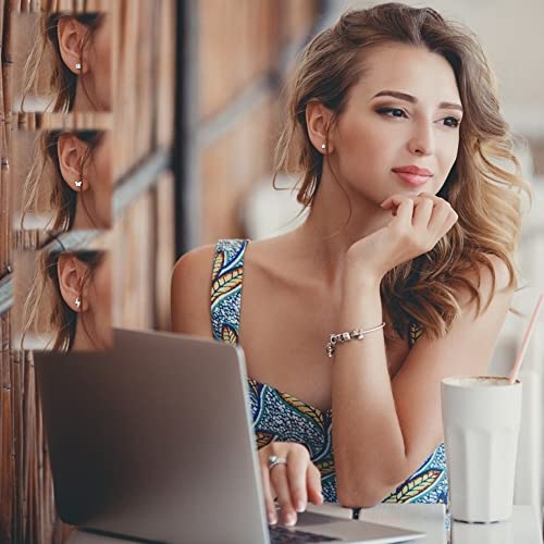 Fasacco Cartilage Earring 18G Flat Back Stud Earrings Surgical Steel Helix Tragus Piercing Jewelry #TOP3