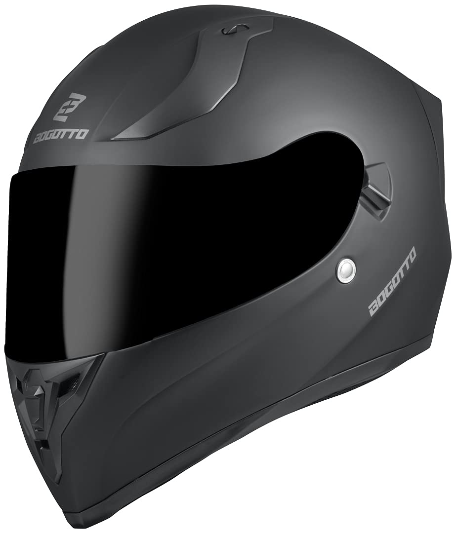 Bogotto H128 Solid Helm, schwarz, XS | Pinlock vorbereitet