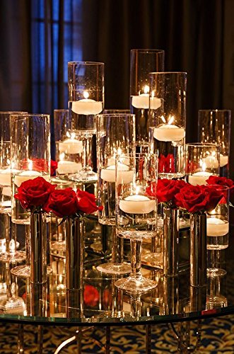 10 Velas Flutuantes Meia Bola Decoração Casamentos E Festas