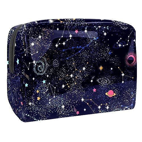 Sac de voyage cosmétique galaxie espace pour femmes