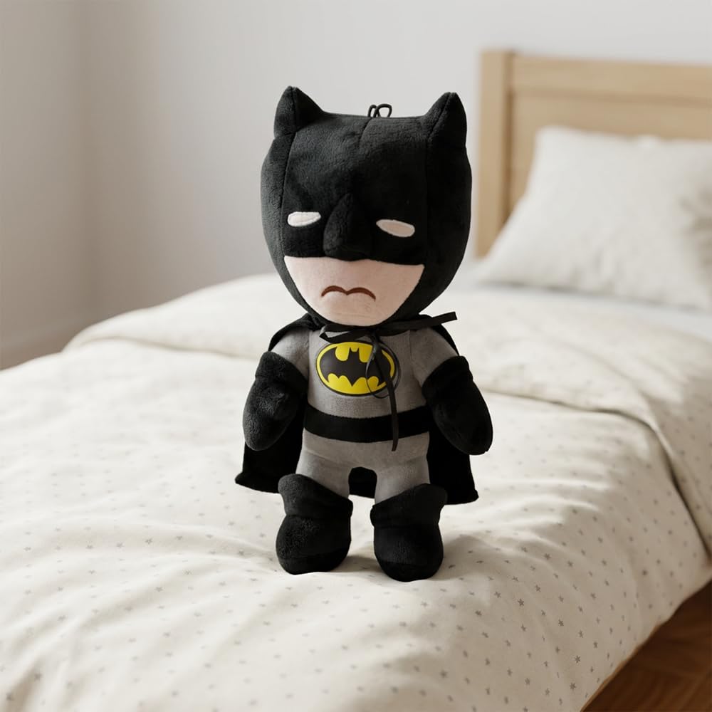 Mirada Cute Grey Grey Batman Soft Toy| Ideal Gift for Boys/Kids | Stuffed Plush DC Comic - 35cm-picture-21