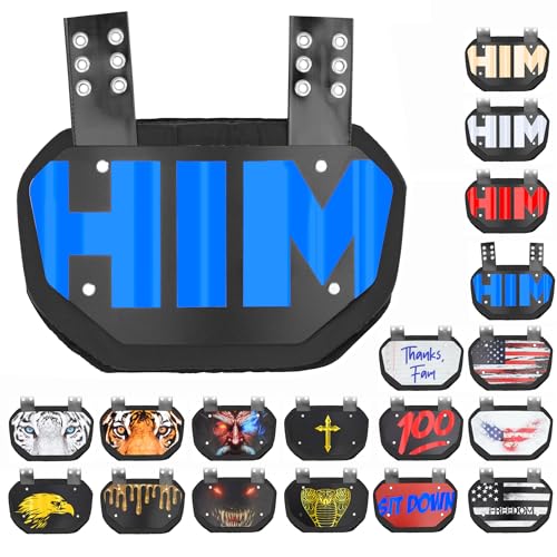 Sports Unlimited Football Backplate for Shoulder Pads - Universal Fit Back Plate - Adult & Youth Back Plate for Football