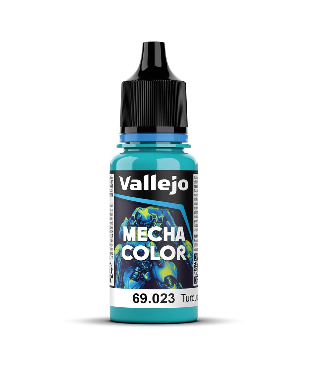 Vallejo 17 ml "AV Mecha Color" Acrylic Airbrush Colour - Turquoise — image 1