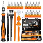 JOREST 40Pcs Small Precision Screwdriver Set, Mini Tool Kit with Torx T5 T6 T8 T9, Triwing Y00, Star Pentalobe, Repair for Ring Doorbell, Laptop, PC, Switch, PS5, Xbox, MacBook, iPhone, Watch, Glasses