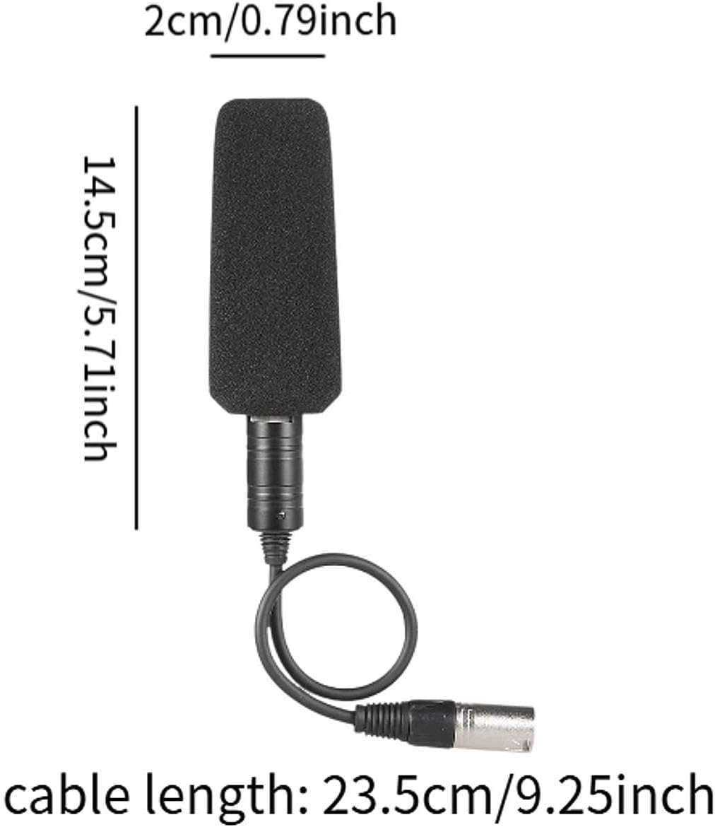 KiBcsLic Video Recording Microphone,Condenser,Unidirectional Interview Meeting Portable XLR Interface Photography Camera Microphone - Image 2