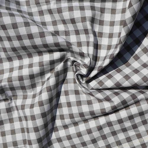 Image of Pure Source India Pure Cotton Elegance Bedding Set, Dreamy Cotton Comfort Double Bed Sheet with Pillow Covers (Black Check Pink Flora)