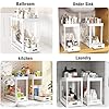 POUGNY 2 Pack Pull-Out Storage Organizers, Under Sink Organizer and Storage for Bathroom & Kitchen,Multi-Purpose Under Cabinet Organizers and storage Black #5