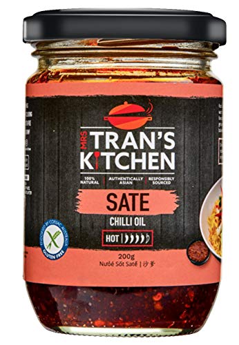 Mrs Tran's Kitchen Authentic Asina Taste Sate Chilli Oil 7.05 Oz