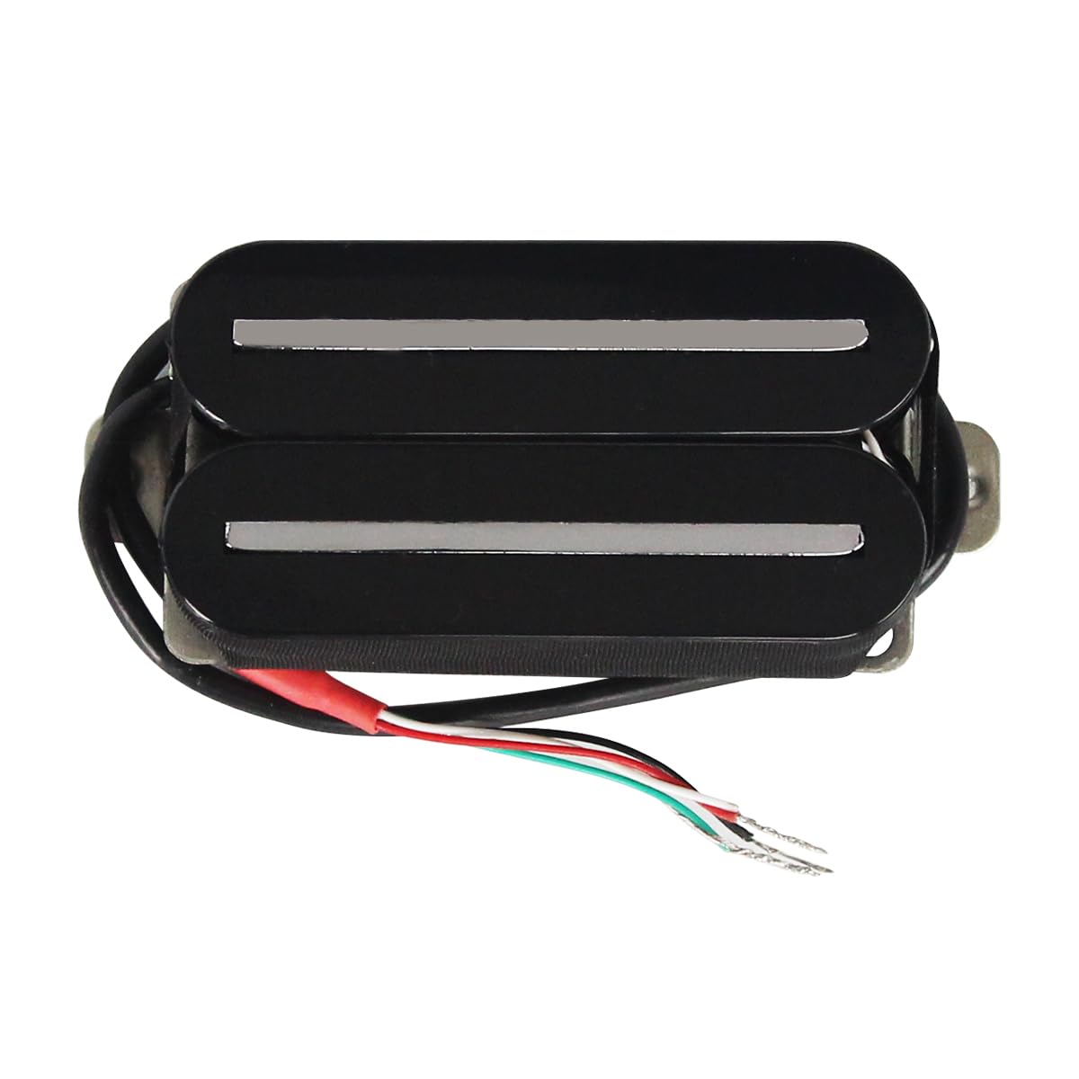 FLEOR mit hoher Ausgangsleistung Doppelte Hot-Rail-Humbucker-Tonabnehmer Steg- und Hals-Pickup-Set Keramik-E-Gitarren-Tonabnehmer Humbucker, schwarz