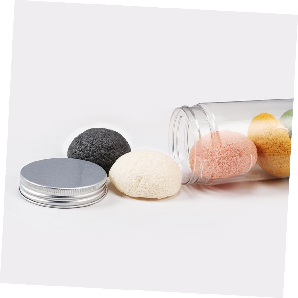minkissy 16piezas Esponjas Faciales Naturales Exfoliantes y Limpiadoras Suaves Para Piel Para Eliminación De Maquillaje y Puntos Negros Absorbentes y No Irritantes Para Tipo De Piel