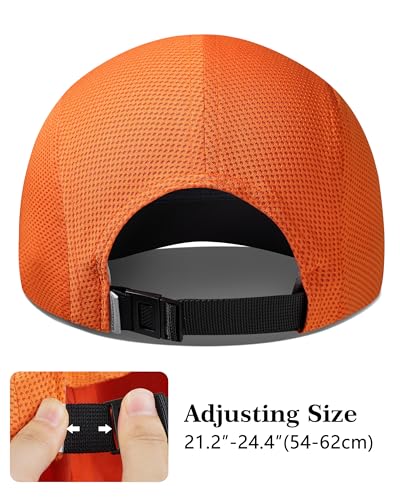 Image of GADIEMKENSD Running Hat Performance Mesh Hat, Excellent Ventilation, Lightweight, Reflective Design, Anti-Glare