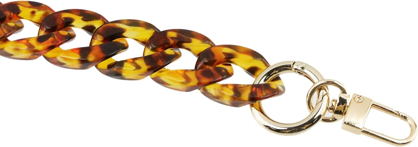 Bag Charm Chain 31.5" Fashion Crossbody Shoulder Straps for Bags Purse Strap Replacement Chains Accessories, Leopard Print - Image 4