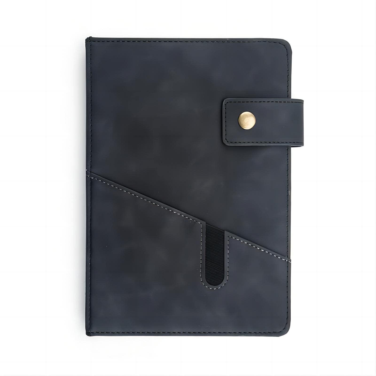 Doeek A5 Lined Leather Notebook for Men Women,Leather Travel Diary, Best Gift for Women Teens Girls,200 Pages 100 Gsm Thick Ruled Paper Daily Diary (Black)