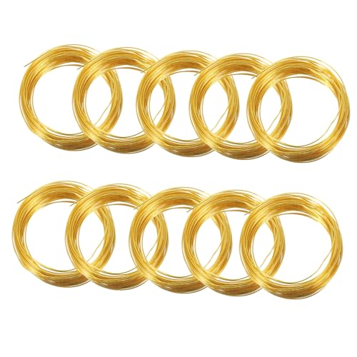 Hohopeti 1mm DIY Aluminum 10 Rolls Bonsai Training Wire Aluminum Bonsai Wire Gardening Supplies