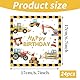 24 Stück Bagger Servietten,33x33cm Bagger Servietten Deko Kindergeburtstag 2,Geschenkpapier Traktor Baustellen Tischdekoration Papierservietten Baustellen Einweg Junge Mädchen