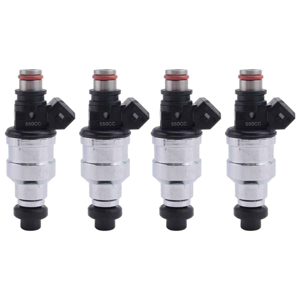 Nvcphgedek One Color Petrol Fuel Injector For B16, B18, B20, D15, D16, D18, H22 550Cc 4Pcs Car Fuel Injector
