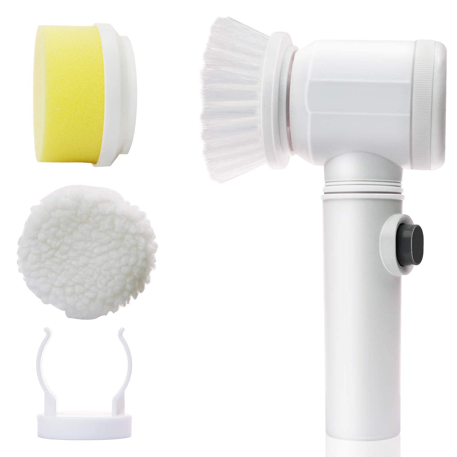 5-in-1 Electric Bathtub Cleaning Brush – Multi-Functional ABS Plastic Household Scrubber Tool | Magic Power Brush for Bathroom, Kitchen & Home Cleaning-image-40