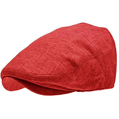 Image of Men's Linen Flat Ivy Gatsby Summer Newsboy Hats
