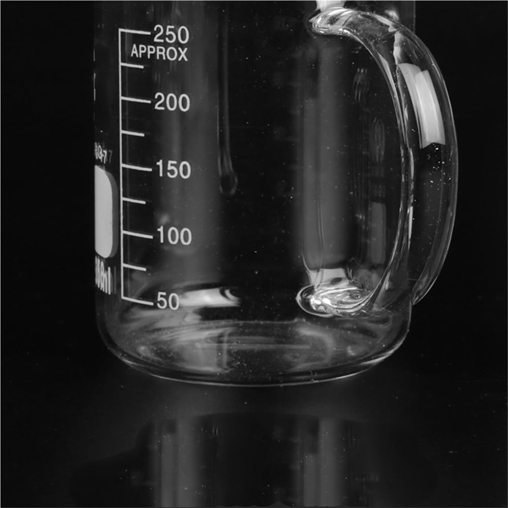 Vaso Vidrio Lab Con Asa Vidrio 50-2000Ml Vidriería Clara 1Pza | Todo vidrio, vasos de precipitados graduados(2000)