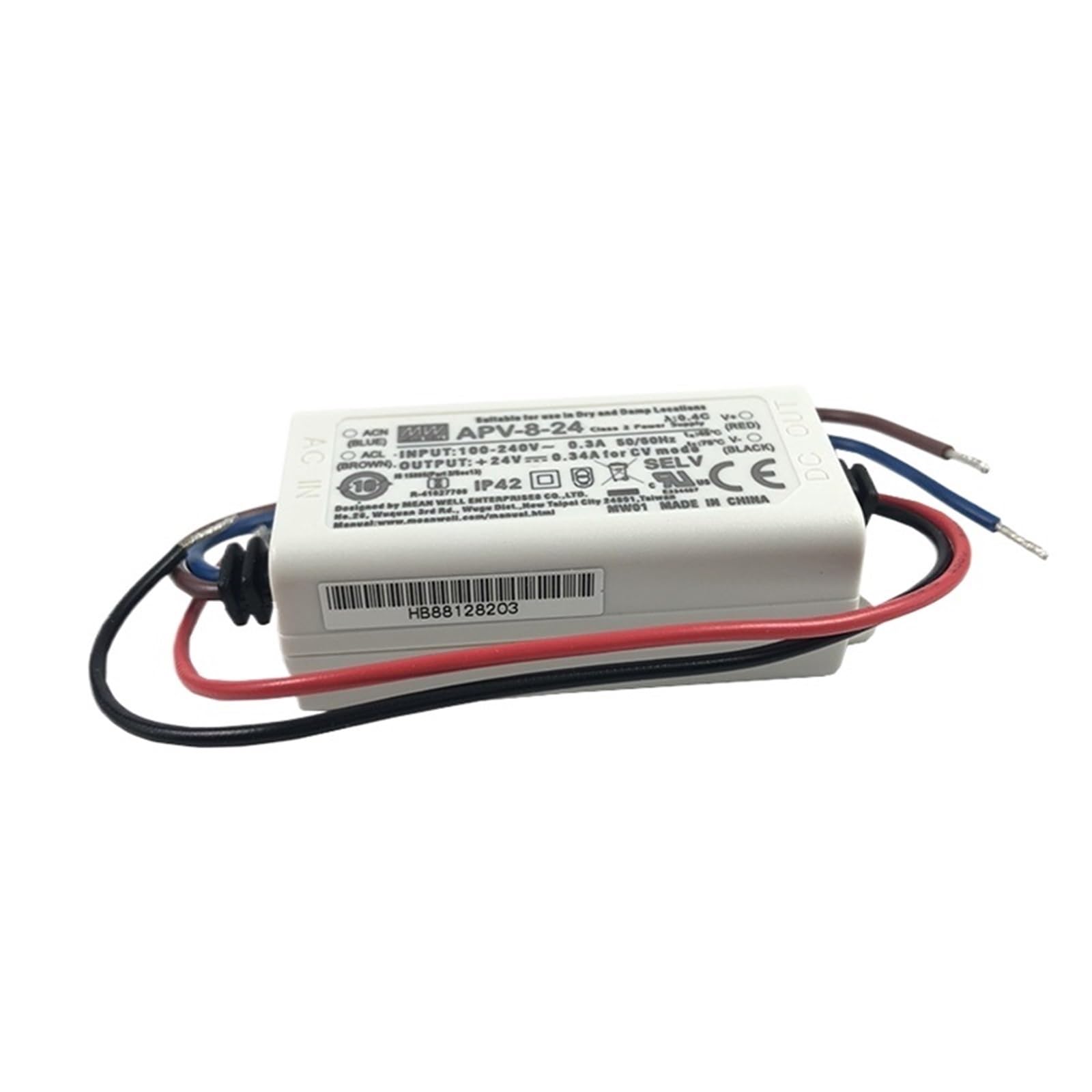 FCARUMIQP APV-8 Series Constant Voltage Single Output Power Supply LED Driver APV-8-5 APV-8-12 APV-8-24(12v-apv-8)