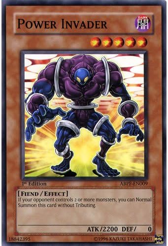 ABPF-EN009 Unlimited Ed Power Invader Common Card Absolute Powerforce Yu-Gi-Oh Single Card
