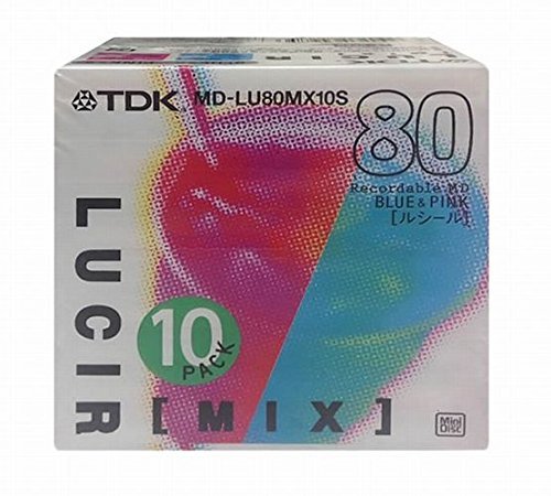 TDK yp~jfBXN LUCIR(V[) MD 80 10pbN MD-LU80MX10S