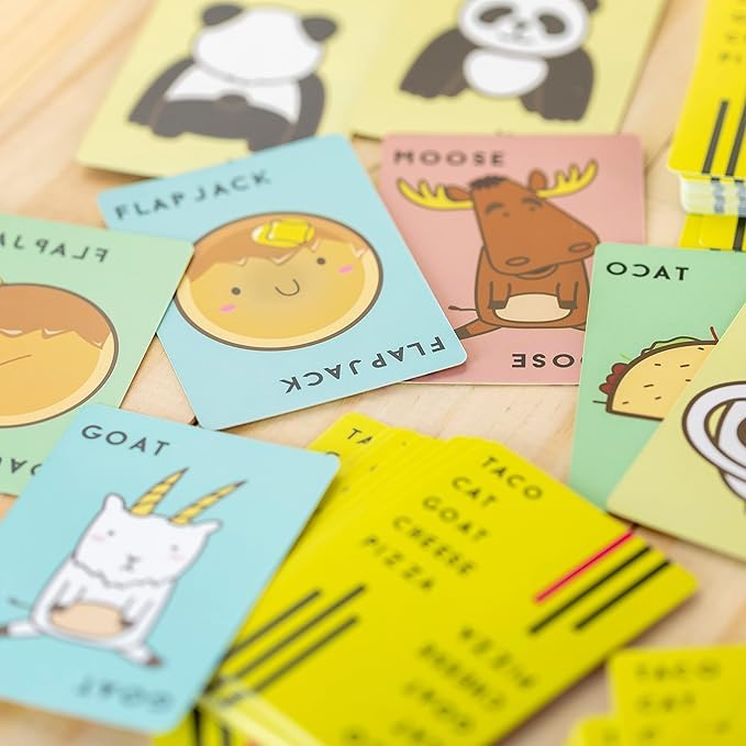 Image of Taco Cat Goat Cheese Pizza On The Flip Side | Standalone Expansion Set for The Party Card Game | Hilariously Fun for Kids, Teens, Adults, 10-15 Min Playtime, Ages 7+, 2-8 Players