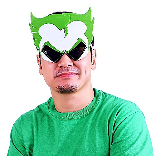 Image of Sun-Staches Batman Sunglasses | DC Comics Costume Accessory | UV 400 | One Size Fits Most
