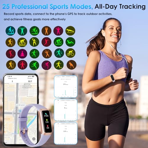 Image of Fitness Tracker - Heart Rate Blood Oxygen Blood Pressure Temp Sleep Calorie