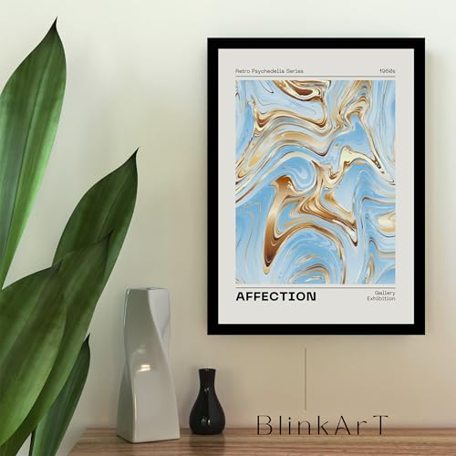 Image of BLINKART Trendy Abstract Wall Art Painting Print Design | Aesthetic Wall Decor Photo Artwork Frame Decoration Hanging For Home Bedroom Living Room Office Wall Decor | T079 | 13x10 Inches
