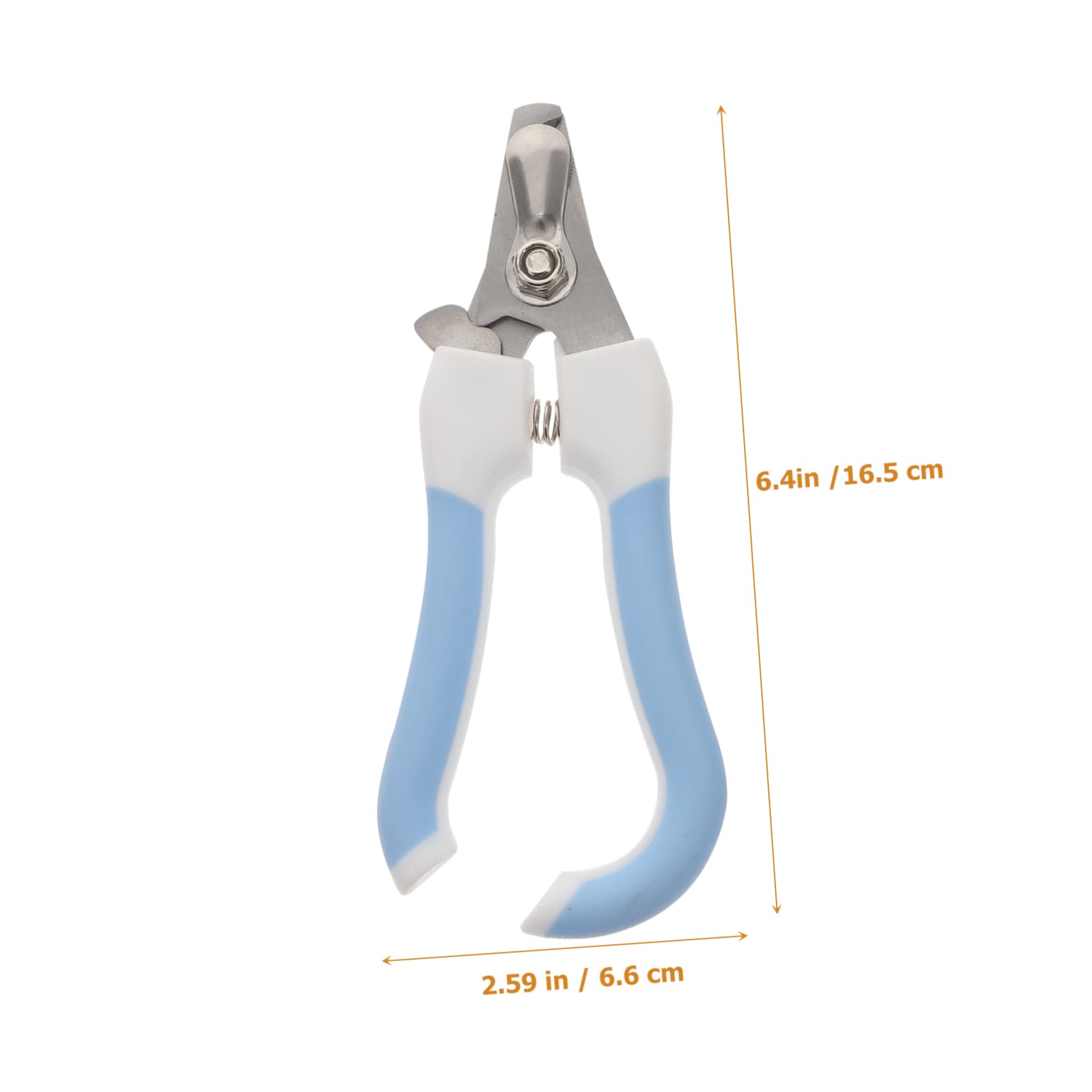 BESTonZON 1 Set Pet Nail Clipper Ergonomic Dog Toenail Clippers with Nail File Durable Household Pet Clipper for Cats and Dogs Comfortable Non Slip Grip for All Breeds