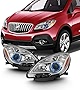 AKKON - For Pair 2013-2016 Buick Encore Halogen Chrome Headlights Left Driver + Right Passenger Side
