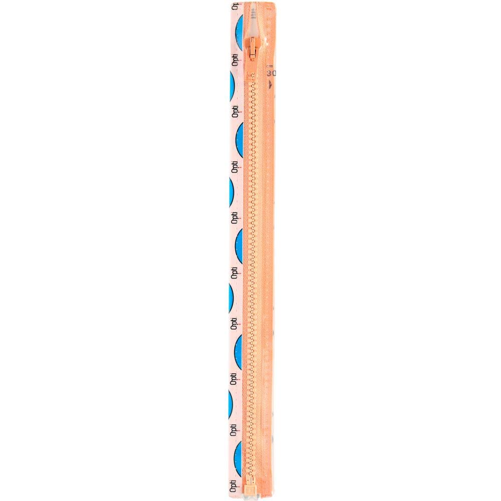 Opti P60-65-00210 Reißverschluss, Teilbar – 65 Cm, 100% Polyester, Farbe Blau, Für Jacken & Schlafsäcke