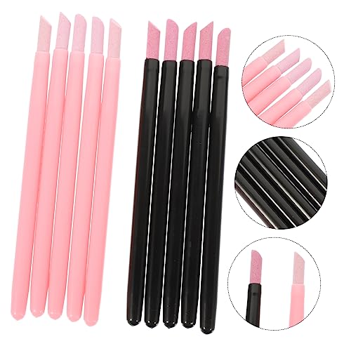 Beavorty 2 Conjuntos De Caneta De Quartzo Para Unhas Bloco De Proteção Para Unhas Lixa De De Cristal