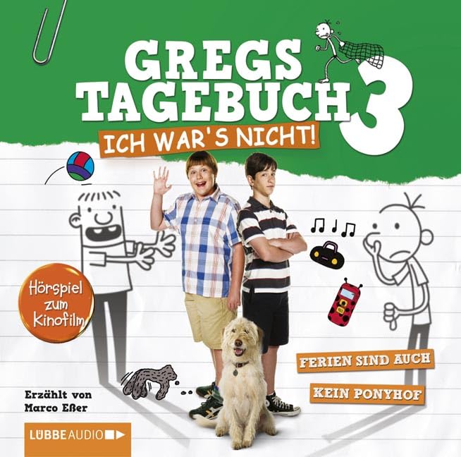 Gregs Film-Tagebuch 3 - Ich war's nicht!: Filmhörspiel. (Gregs Tagebuch Band 3)