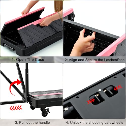 Carrito Utility Plegable TRULYWIN con Ruedas 60KG miniatura 4