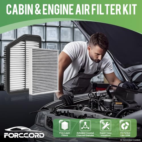 Image of Cabin & Engine Air Filter Combo for Hyundai Elantra 1.8L 2011-2016